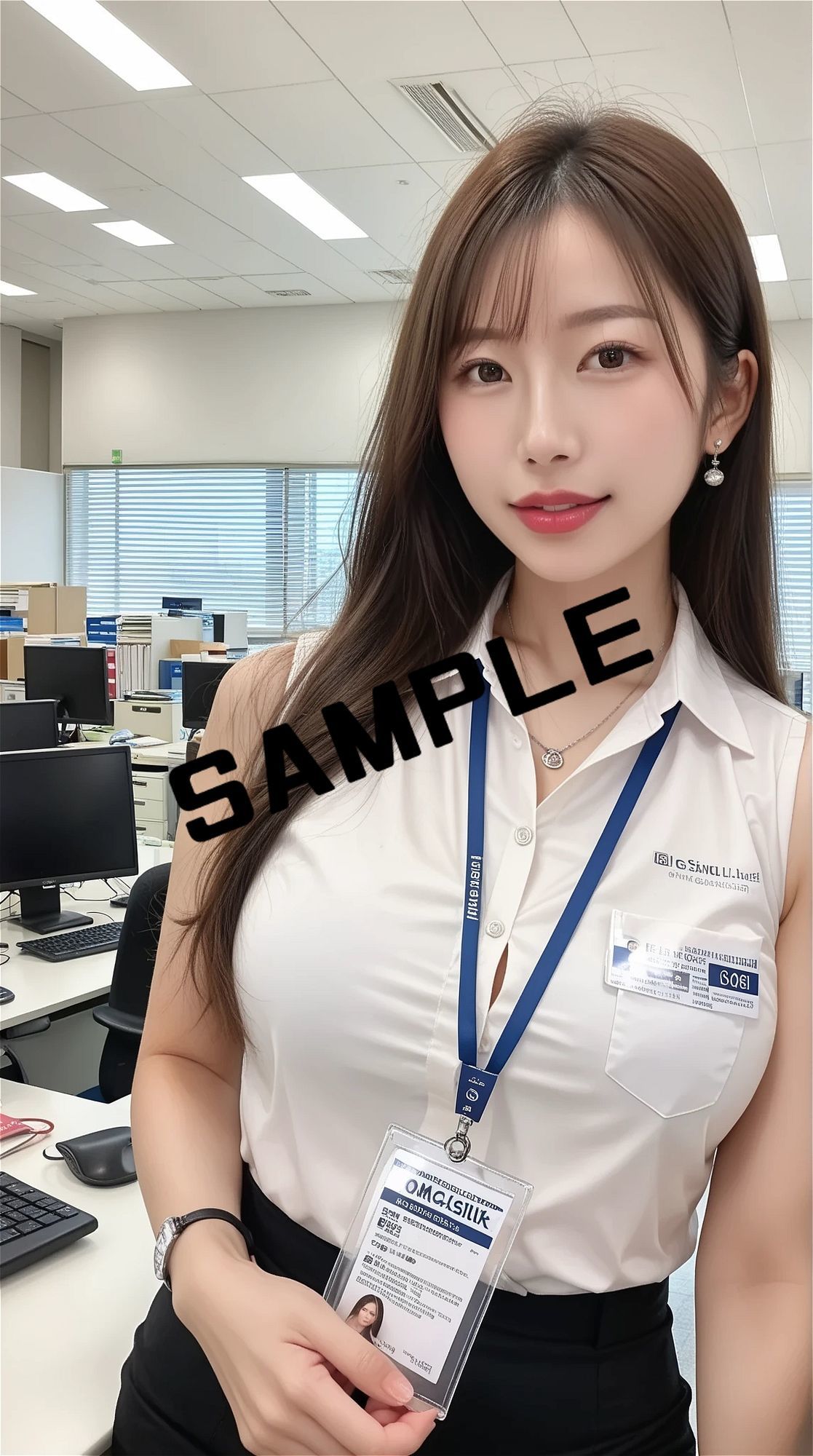 サンプル画像3:AIフェチフォト集vol.37 都市の静脈 ― She， in the City ―  都会のOLフェチ(アダルトコンテンツ3D作成工房) [d_688356]