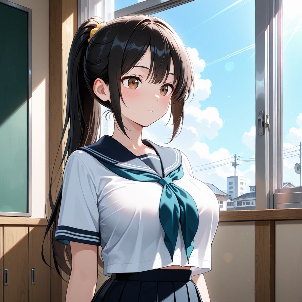 サンプル画像1:就活女子校生を身体検査で生ハメ(妄想生成ラボ) [d_688475]