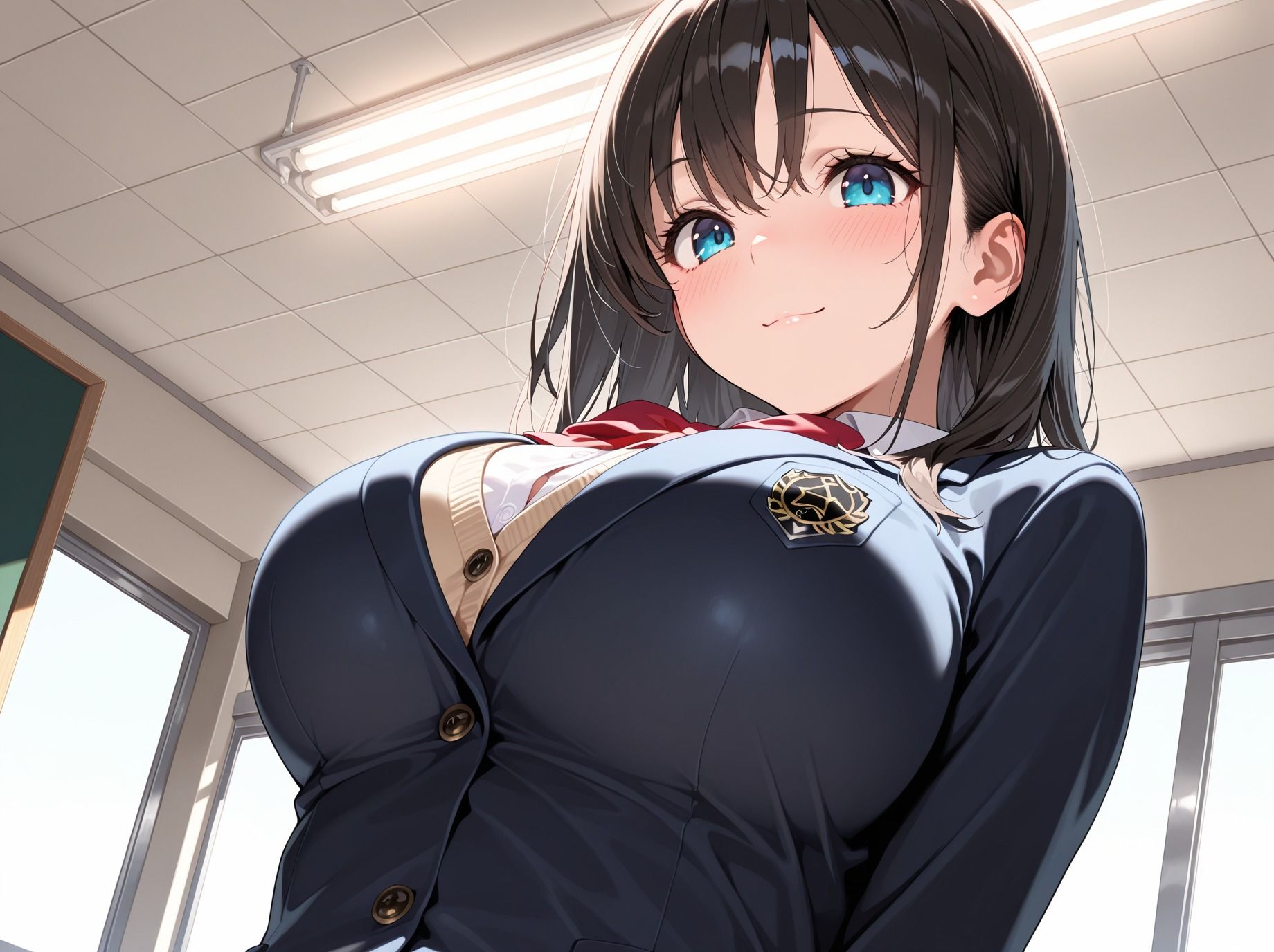 サンプル画像1:普段は清楚な女子校生  誘惑に負けて淫乱発情(ぬるりずむ) [d_688487]