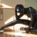 ラバーの檻III【無酸素連続絶頂】Latex cage3