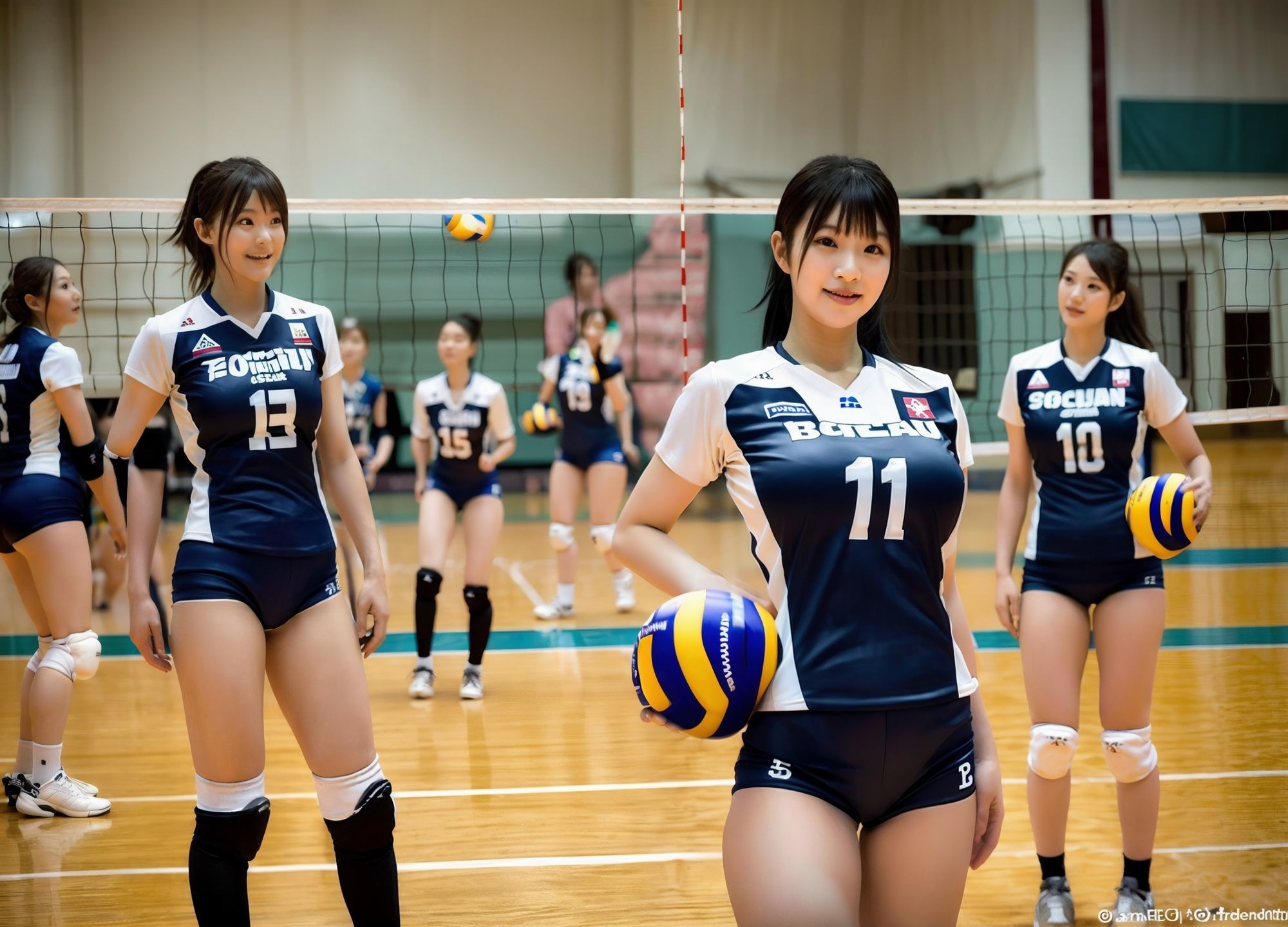 【動画】巨乳おっぱいバレー選手権 画像3