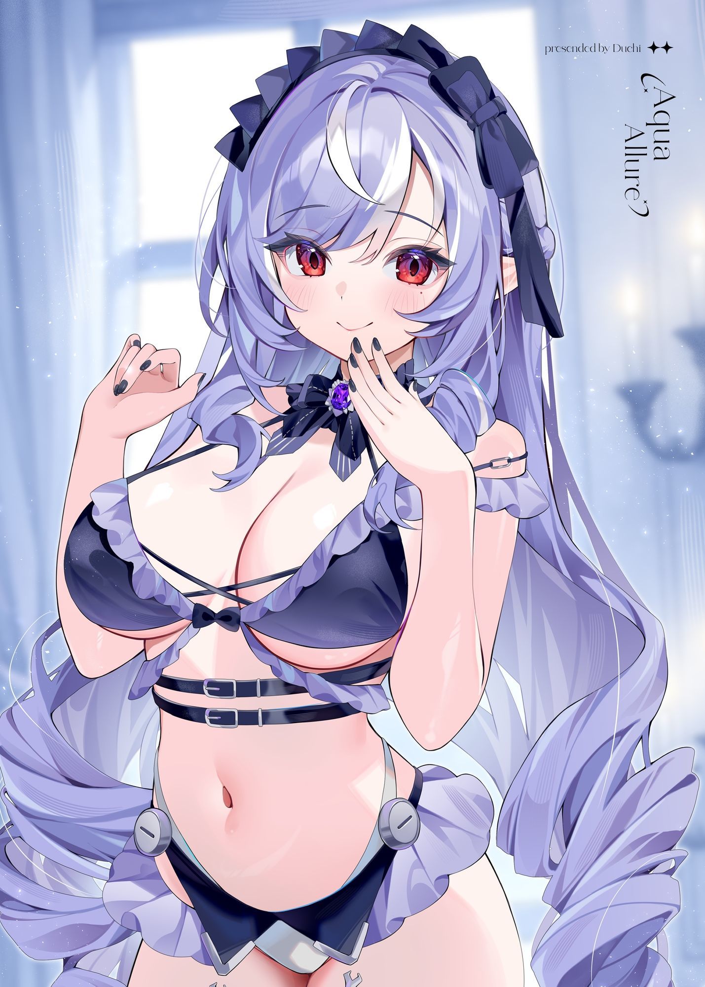 サンプル画像1:ファエトン様のお気に入りの水着で、恥ずかしい午後(Duchi) [d_688692]