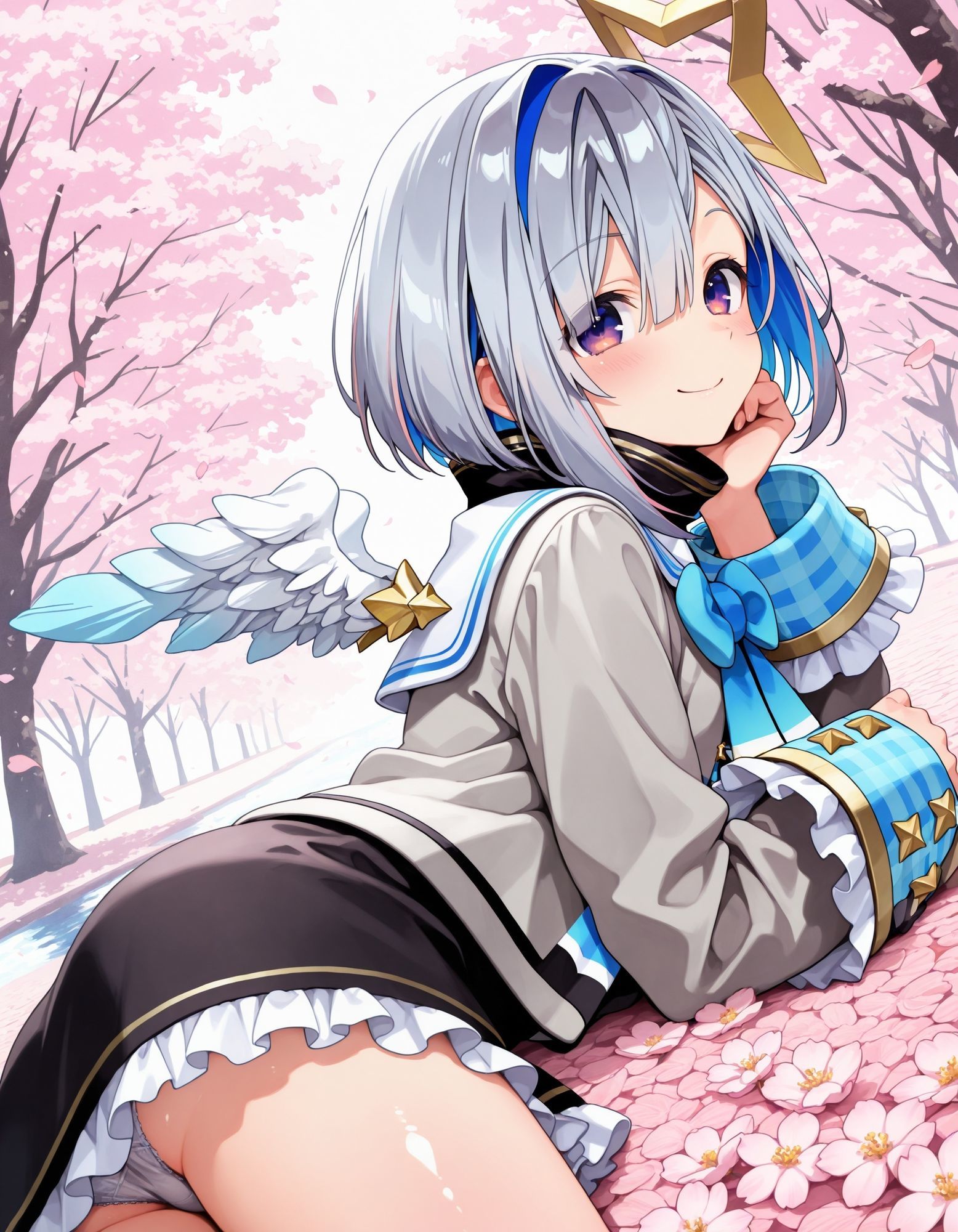 天〇かなたのパンチラ 画像1