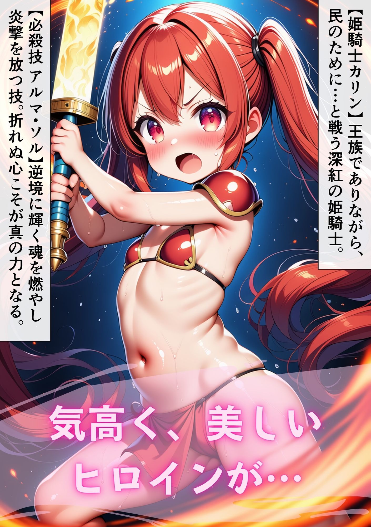 サンプル画像1:テンタクソロジー外伝03:姫騎士カリン(manabu) [d_688792]