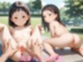 つるぺた野外羞恥生ハメ 〜皆がいるところでおまんこくぱぁして連続射精〜