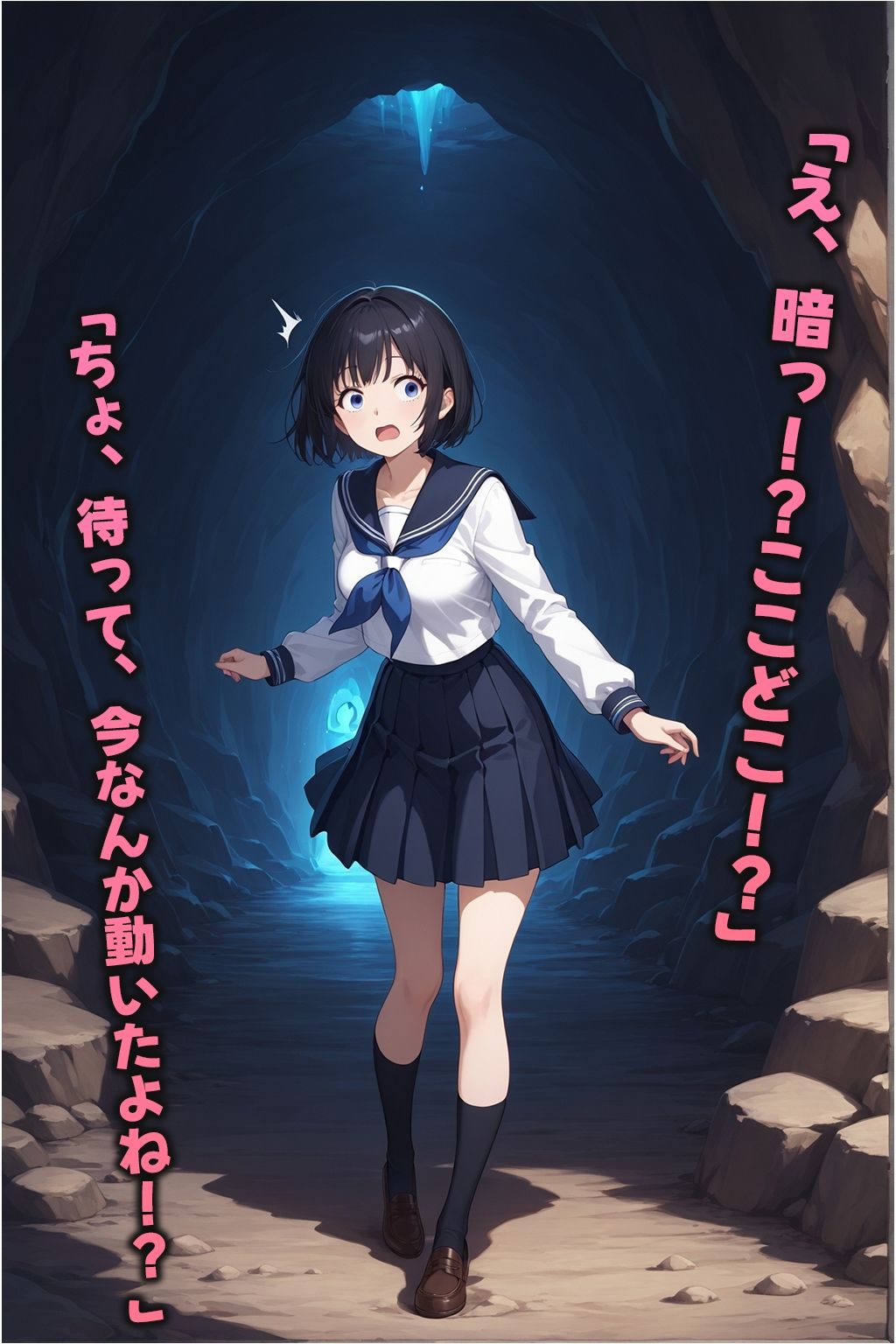 異世界転移したら触手の迷宮なんですけど！？2 -制服少女編- サンプル画像 2