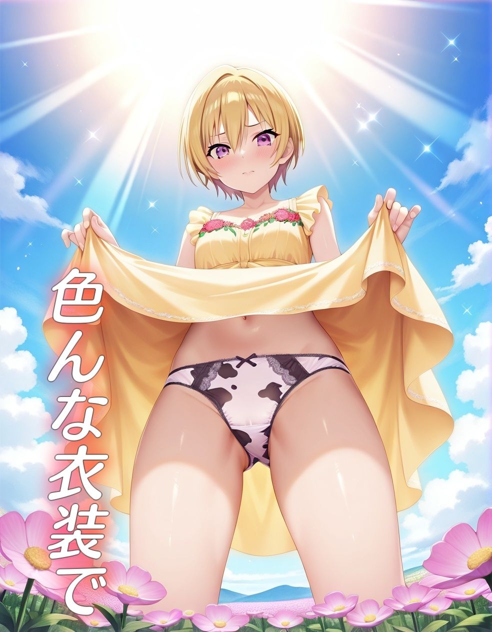 サンプル画像2:アイドルパンツ〜ワンピース編〜(AIパンツ部) [d_688943]