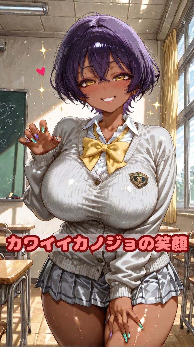 ムッチムチ黒ギャルカノジョ  みんなの前でも二人きりの時もラブラブ 画像3