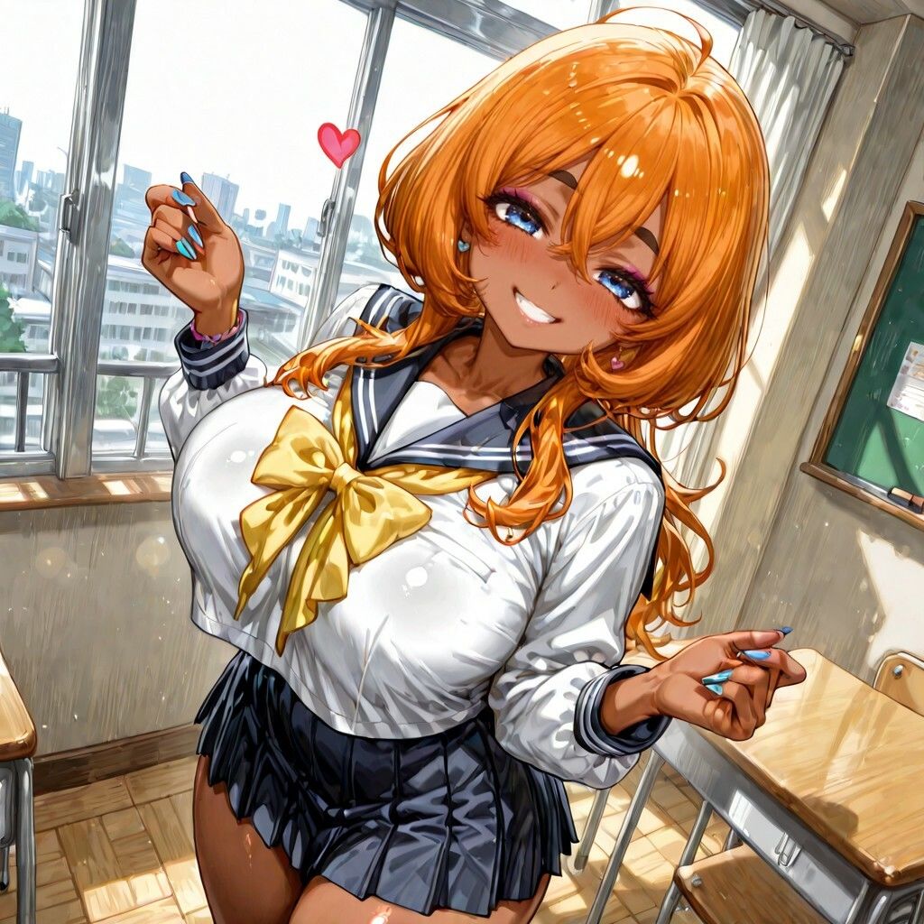 ムッチムチ黒ギャルカノジョ  みんなの前でも二人きりの時もラブラブ 画像8