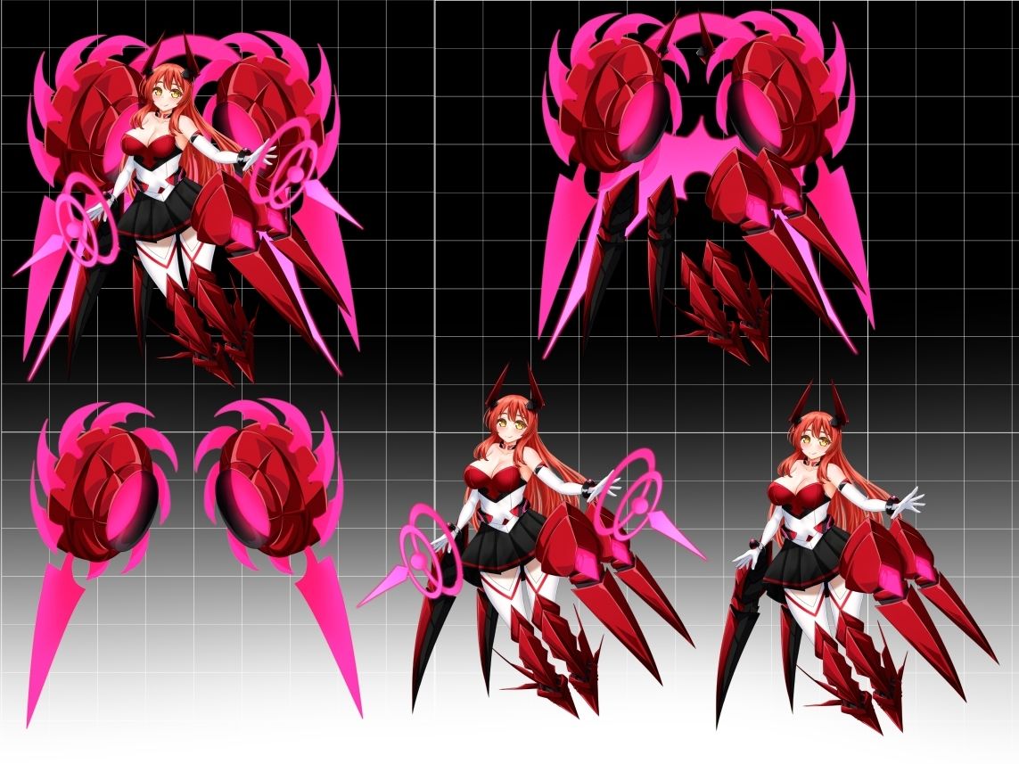 サンプル画像4:立ち絵素材集  メカ少女(水の木) [d_689103]