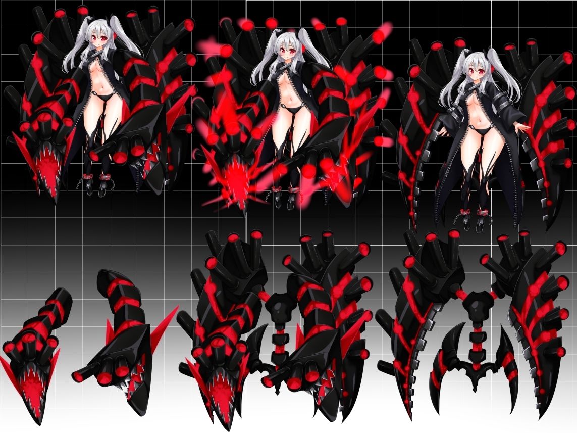 サンプル画像6:立ち絵素材集  メカ少女(水の木) [d_689103]