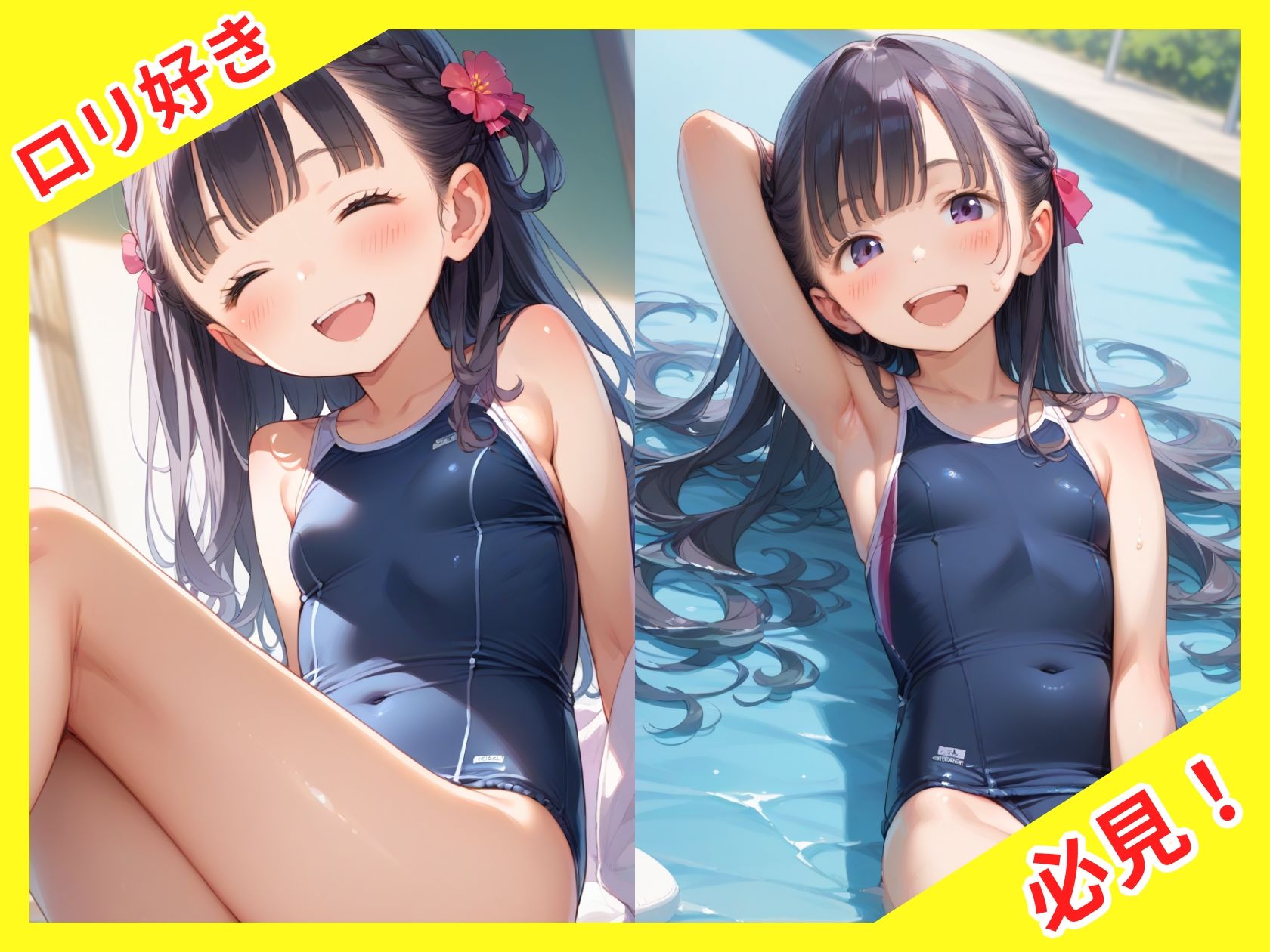 おじとロリ美少女05 スク水×中出し編 画像2