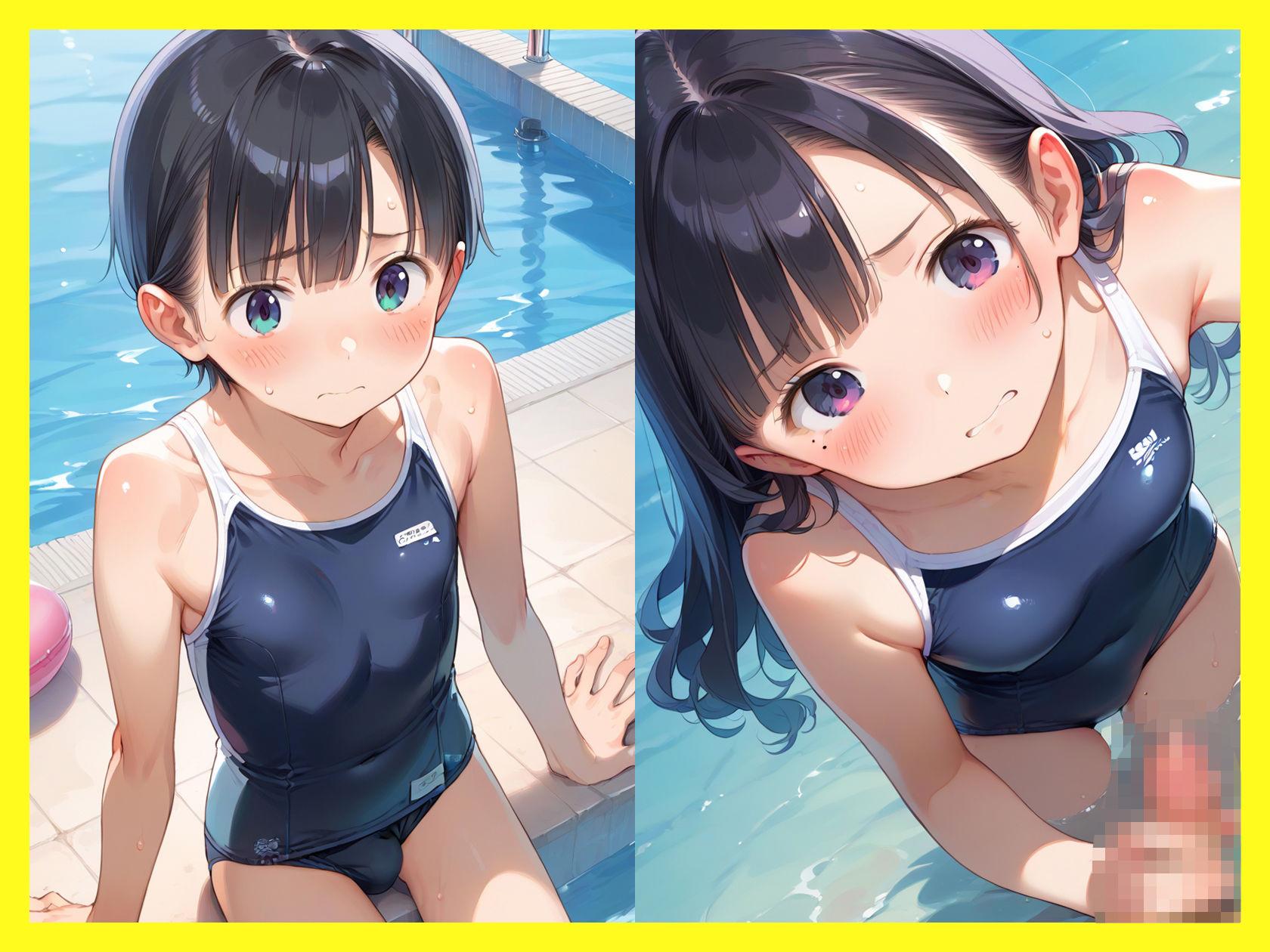 サンプル画像5:おじとロリ美少女05 スク水×中出し編(ロリっこ美少女天国) [d_689122]