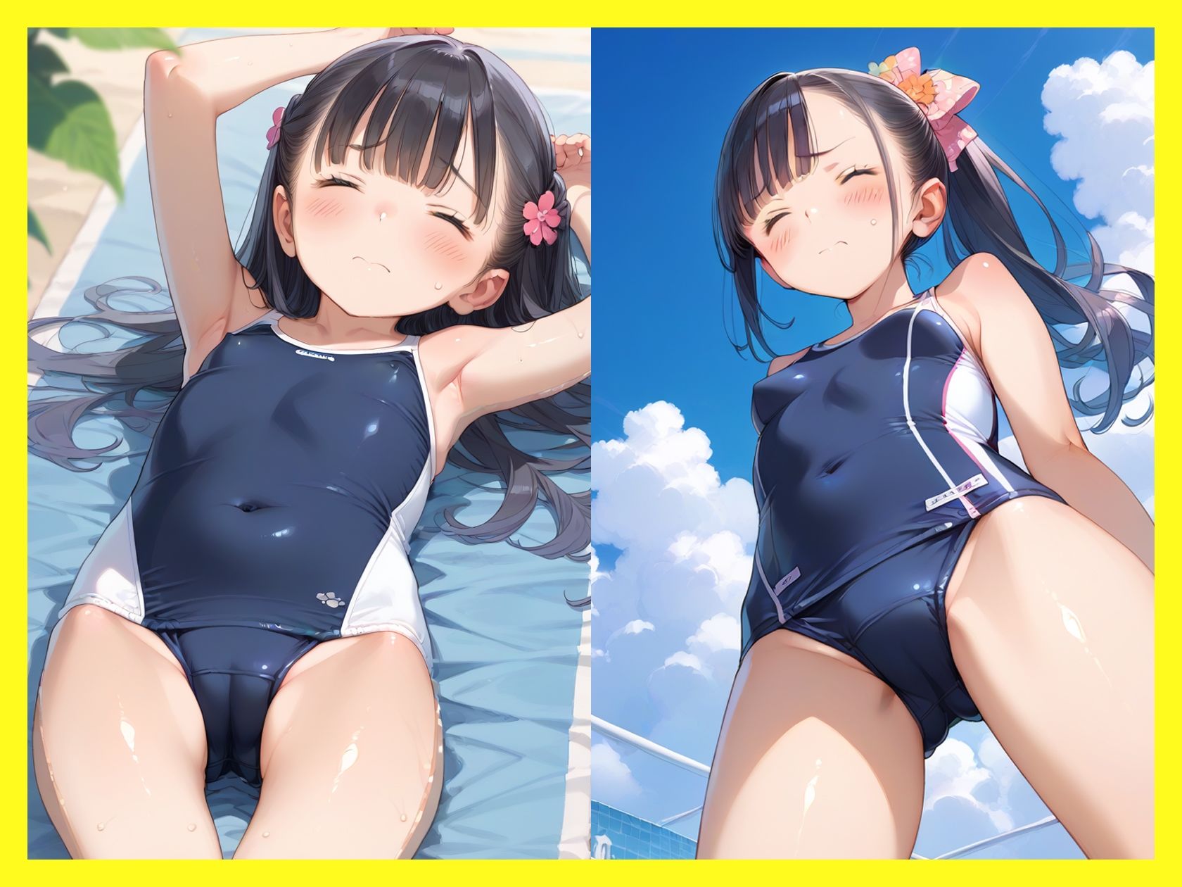 サンプル画像5:おじとロリ美少女06 スク水×中出し編(ロリっこ美少女天国) [d_689125]