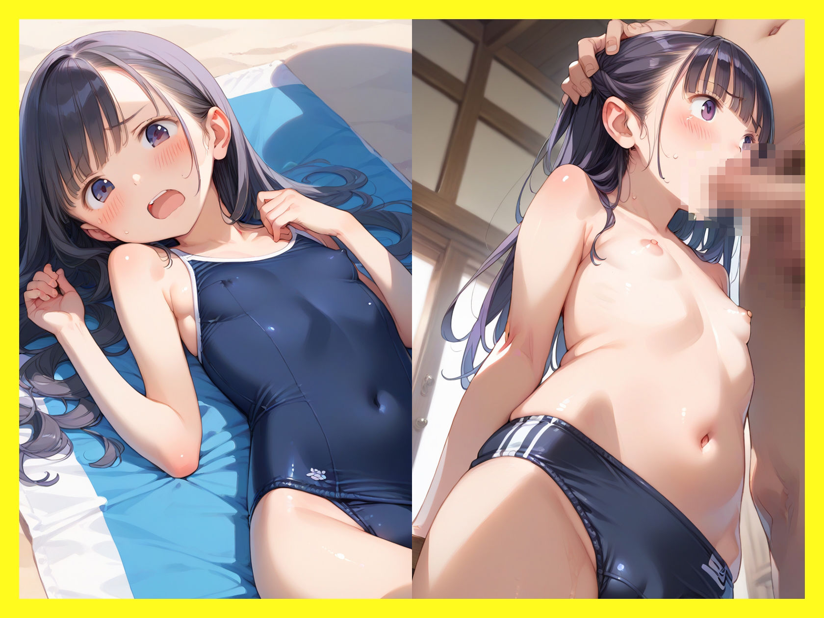 おじとロリ美少女06 スク水×中出し編 画像6