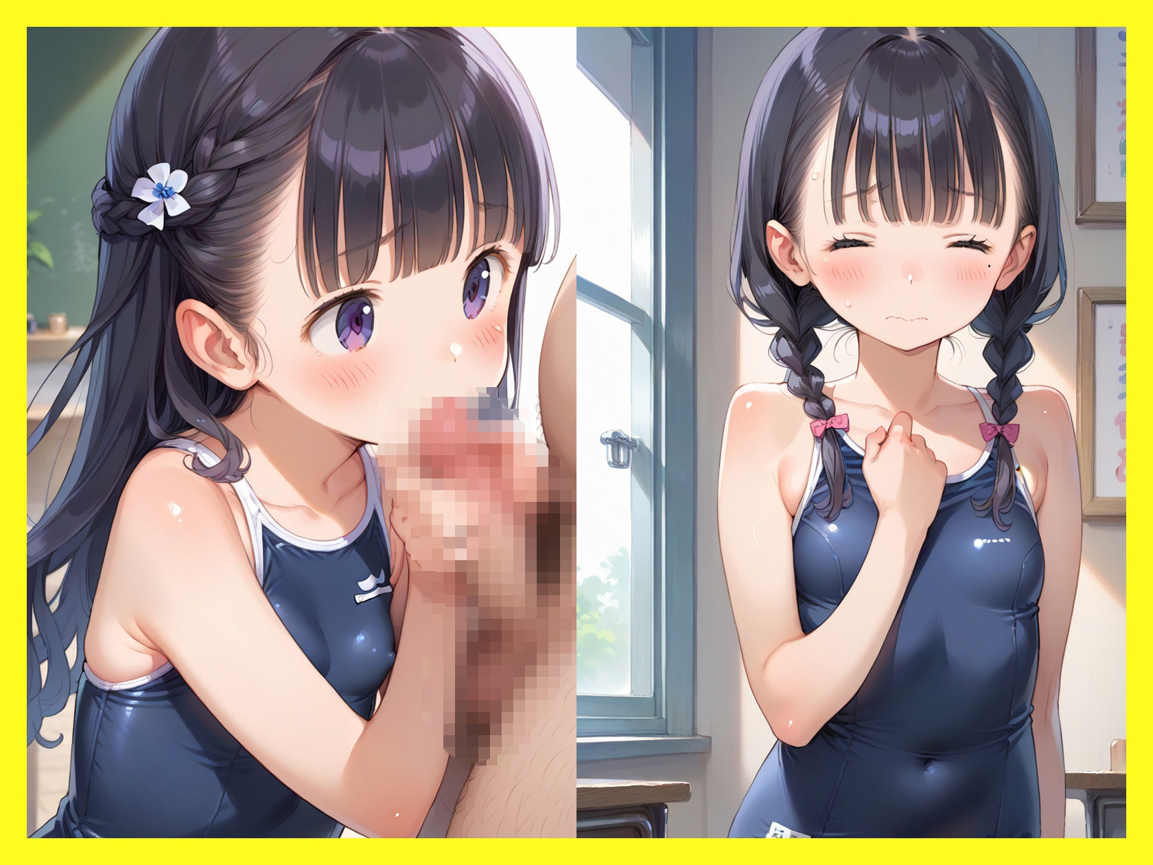 おじとロリ美少女06 スク水×中出し編 画像8