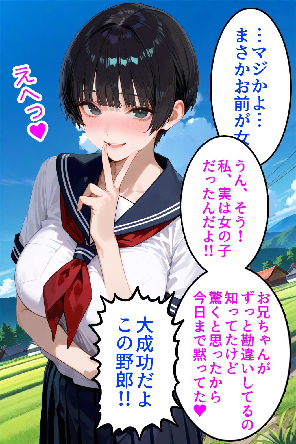 サンプル画像2:弟のように思っていた幼なじみが実は女だったし多分なにか企んでいる(今日はもう寝る) [d_689147]