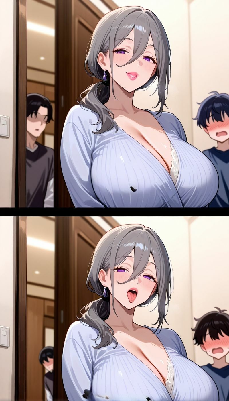 変態ママ密着セックス濃密性交 画像6