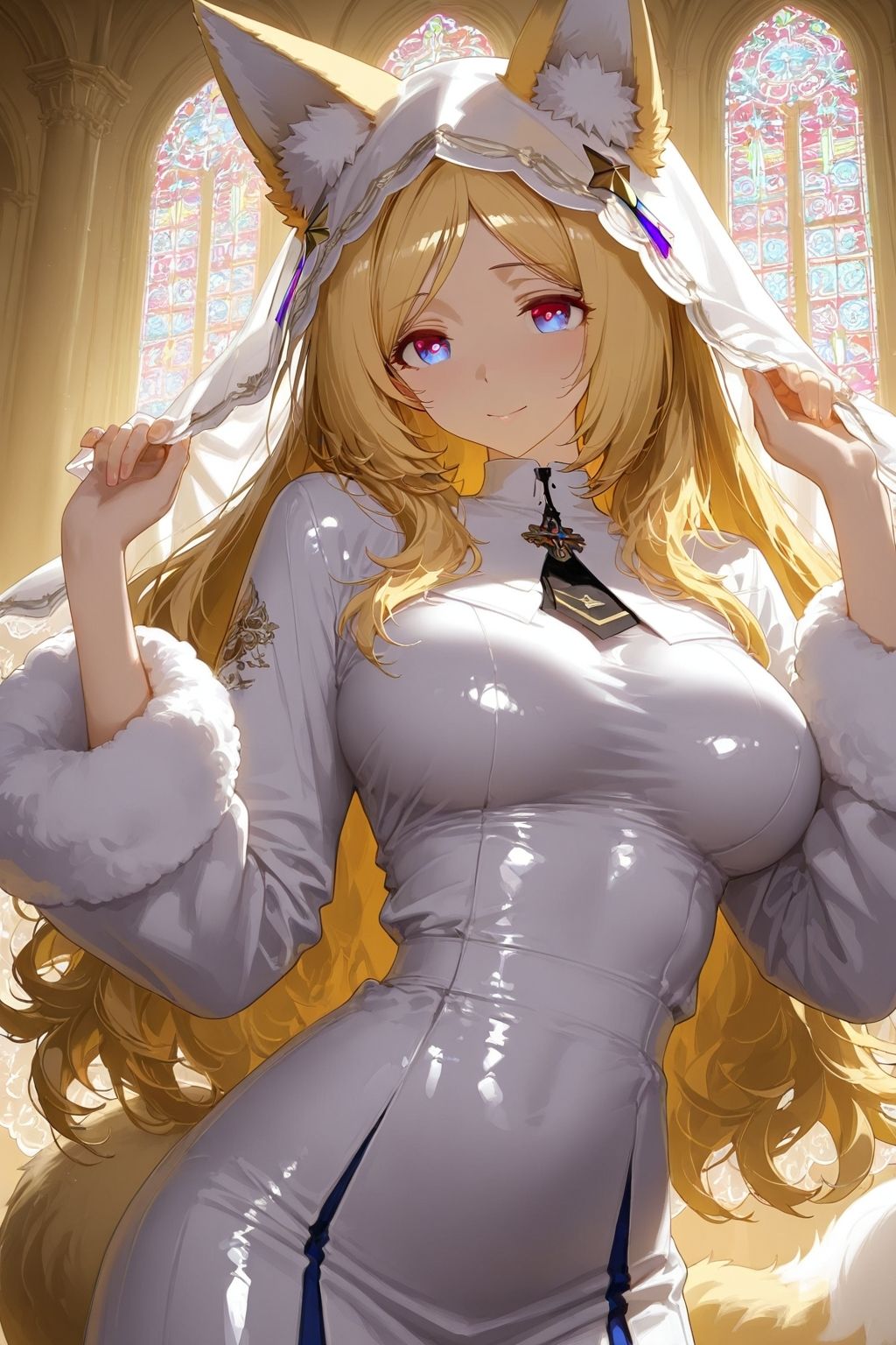 サンプル画像2:神加護シスター(AIホロアートワークス) [d_689257]