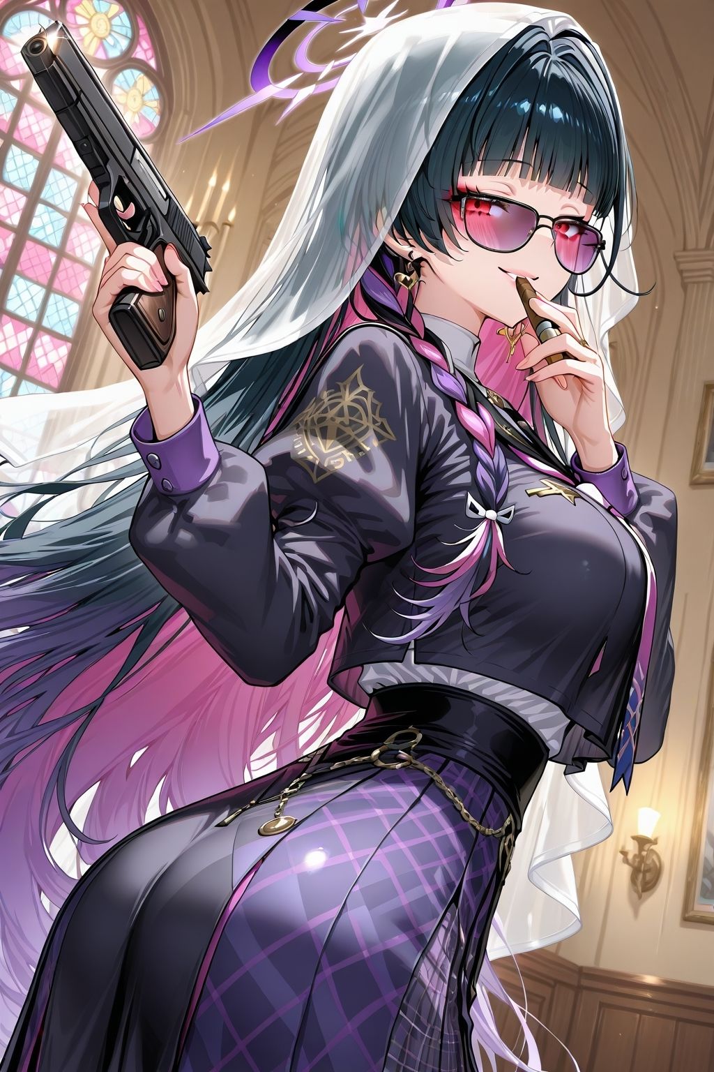 サンプル画像5:神加護シスター(AIホロアートワークス) [d_689257]