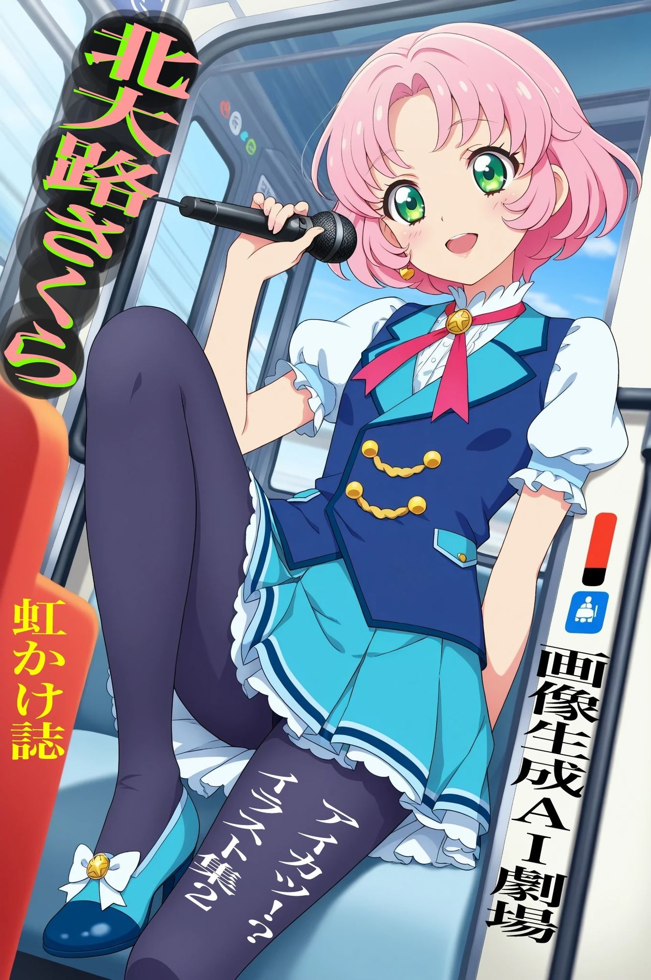 虹かけ誌 アイカツ!? イラスト集2 北大路さくら 画像生成AI劇場 画像1