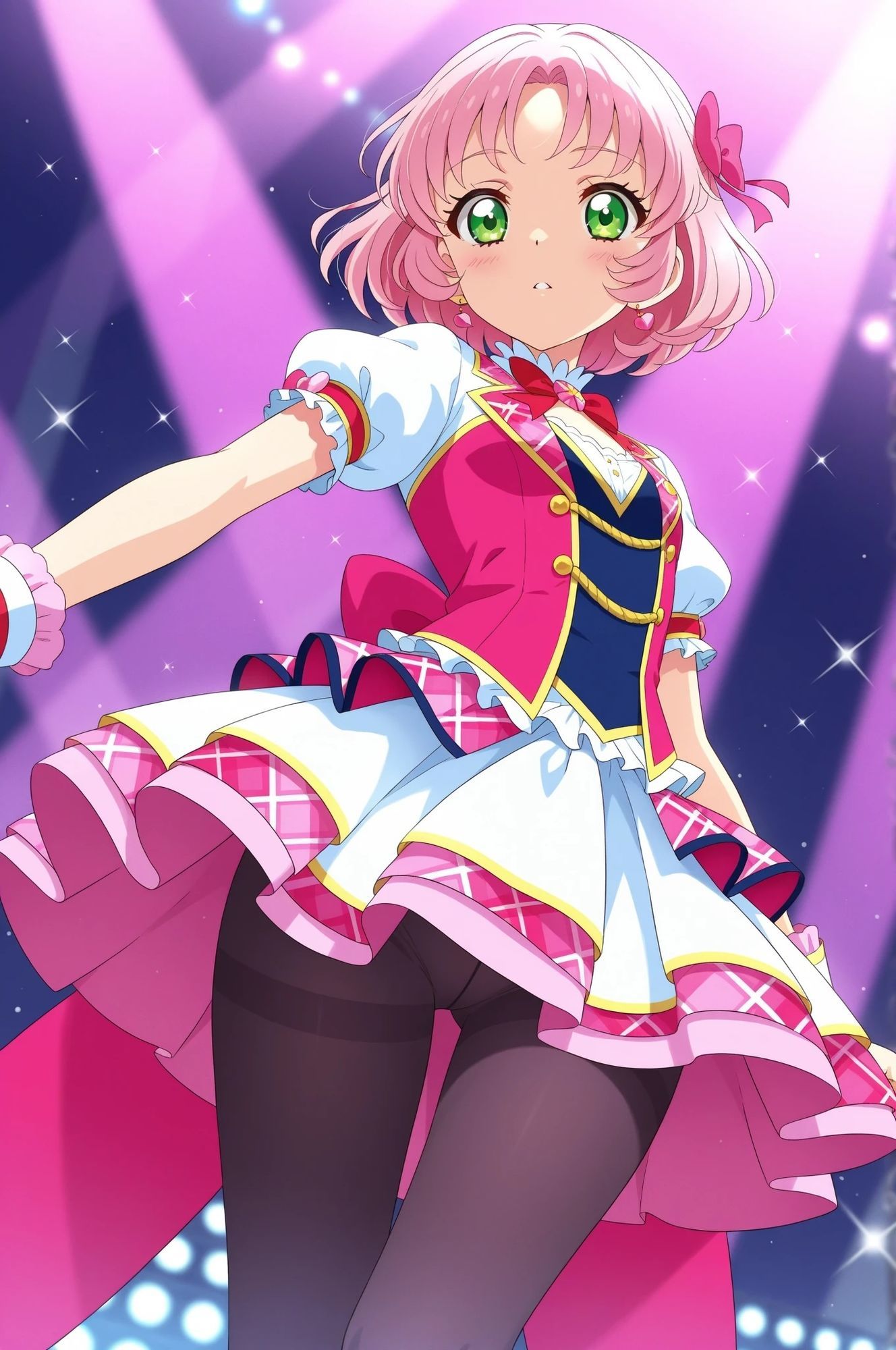 サンプル画像2:虹かけ誌  アイカツ！？  イラスト集2 北大路さくら  画像生成AI劇場(九情承太郎商店) [d_689379]