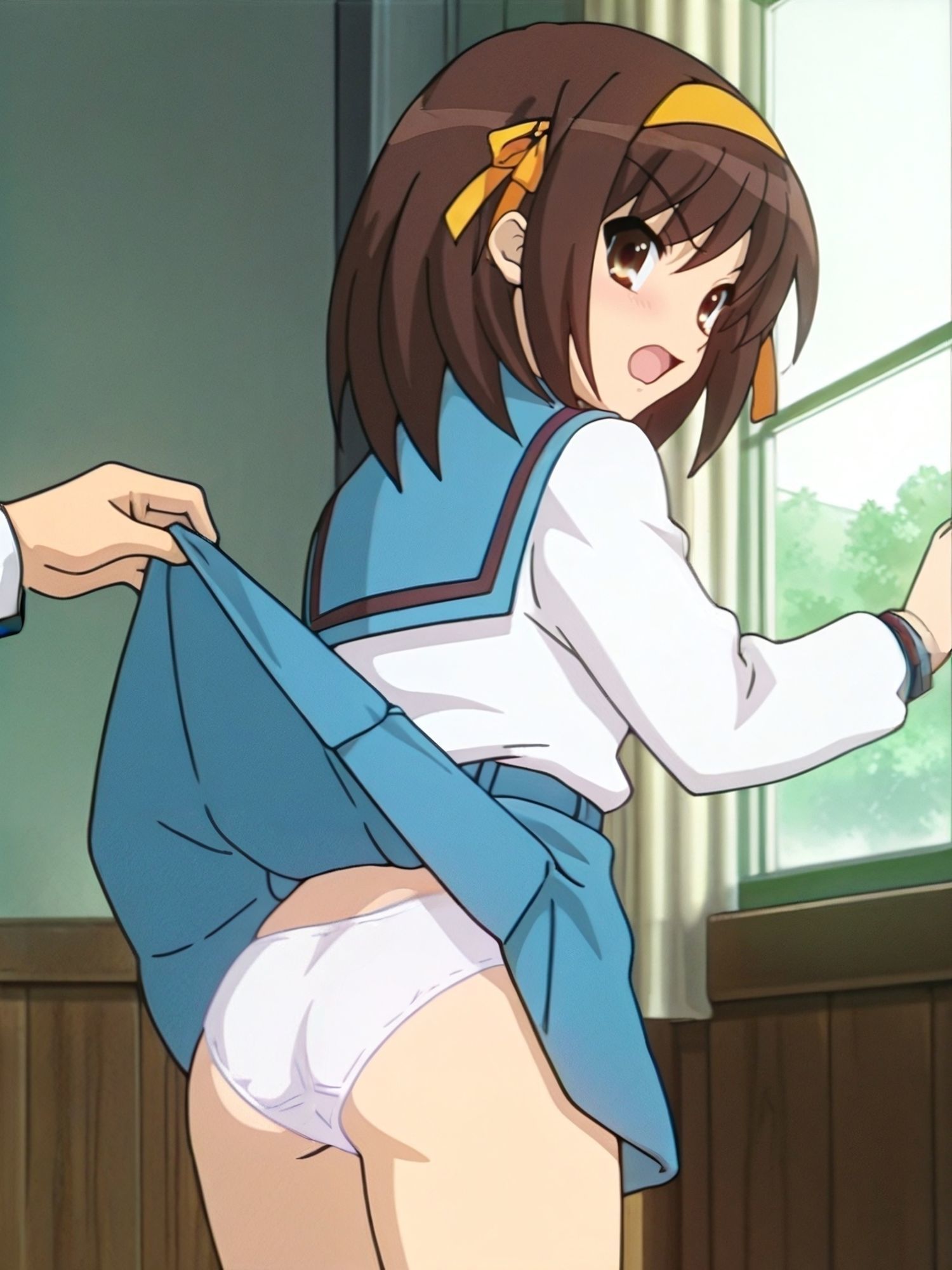 涼宮ハ〇ヒのパンチラCG集(全100枚)_model2 画像2