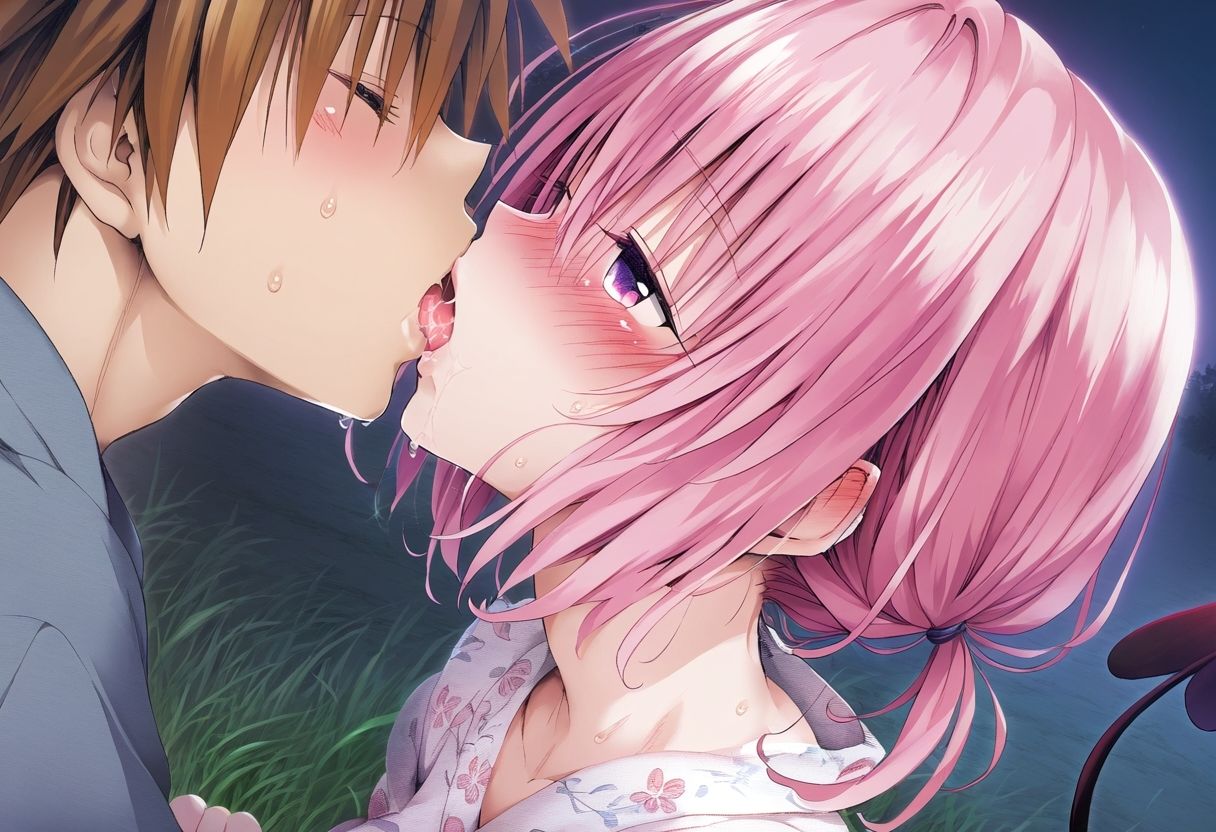 サンプル画像3:楽園計画美少女と夏祭りデートで仲良し(ai love mayo。) [d_689594]