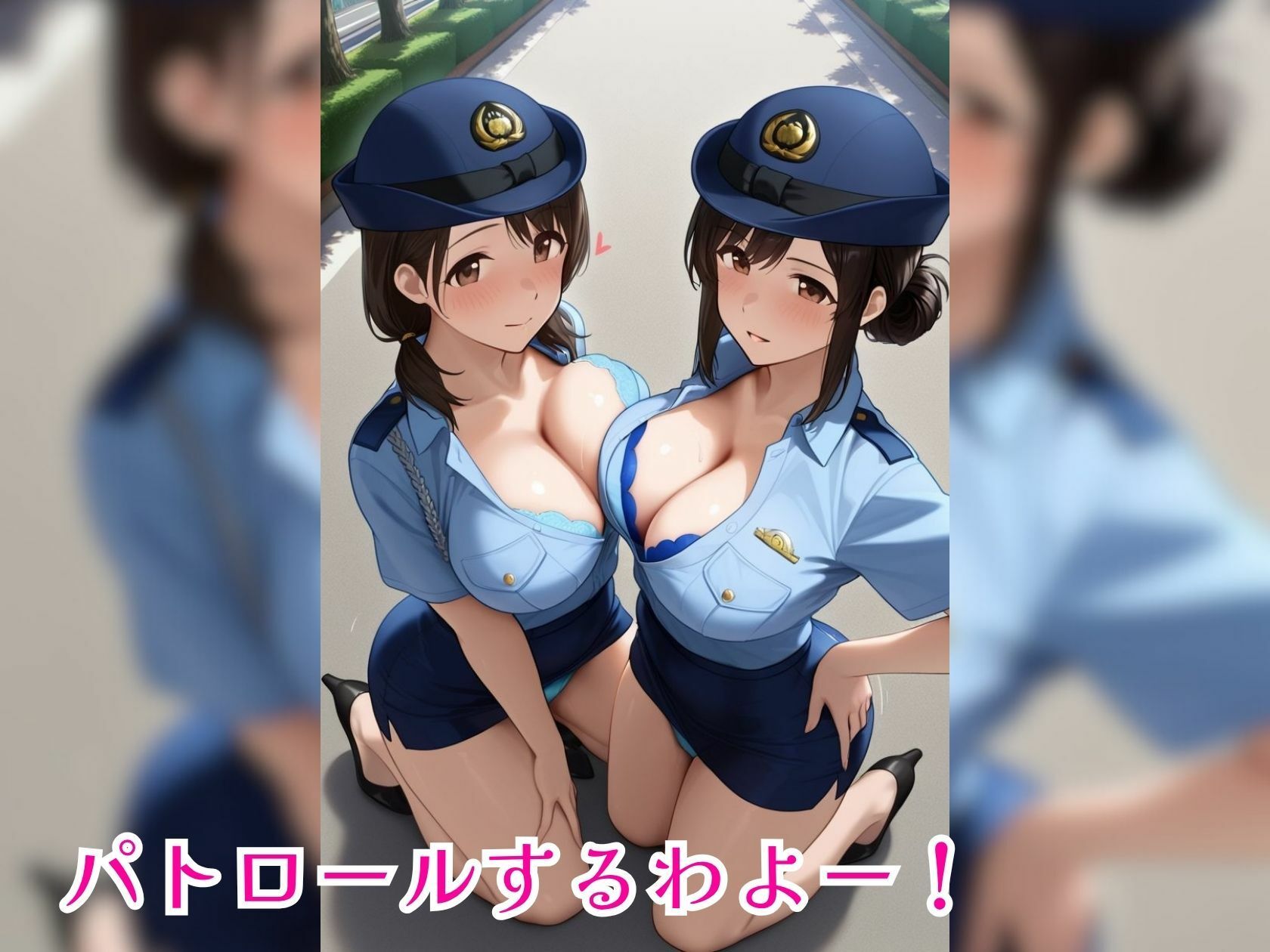 沈黙の警察署 〜婦警支配計画〜【縦長500枚】 画像3