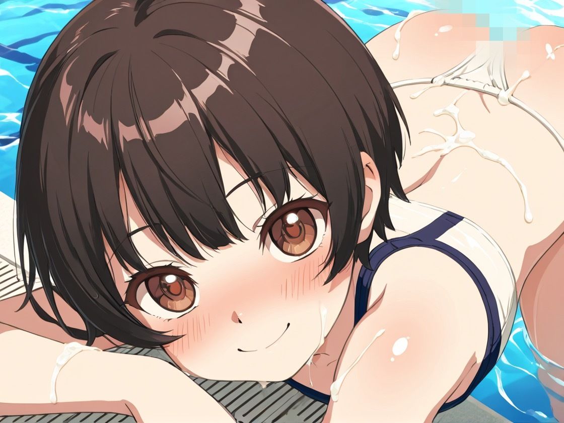 水泳少女 つるぺたくぱぁ編 サンプル画像 3