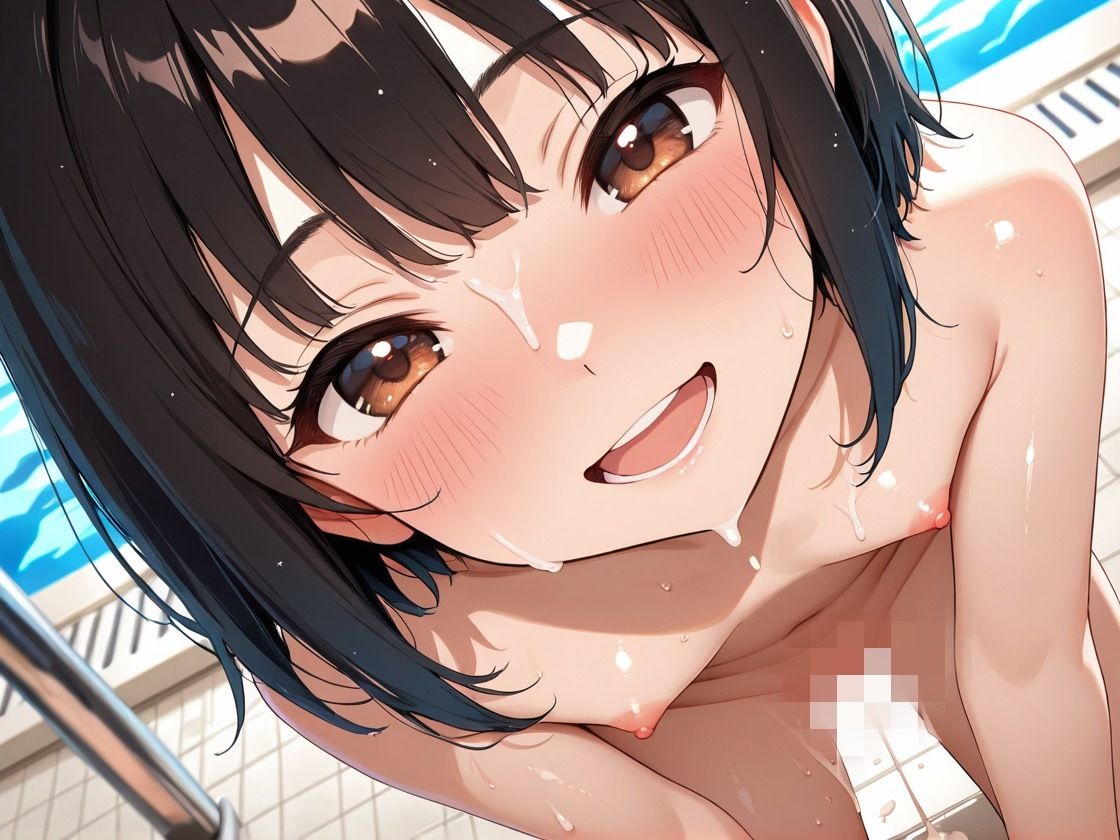 水泳少女 つるぺたくぱぁ編 サンプル画像 11