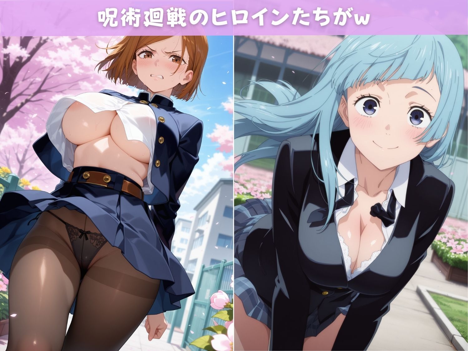 ハーレムおじさんの孕ませ催●アプリ【呪●廻戦】 画像1