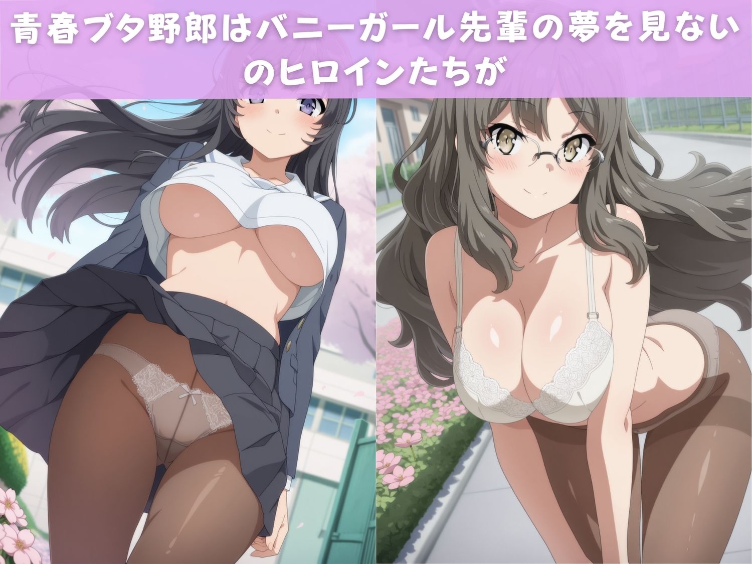 ハーレムおじさんの孕ませ催●アプリ【青春ブタ野●はバニーガール先輩の夢を見ない】 画像1