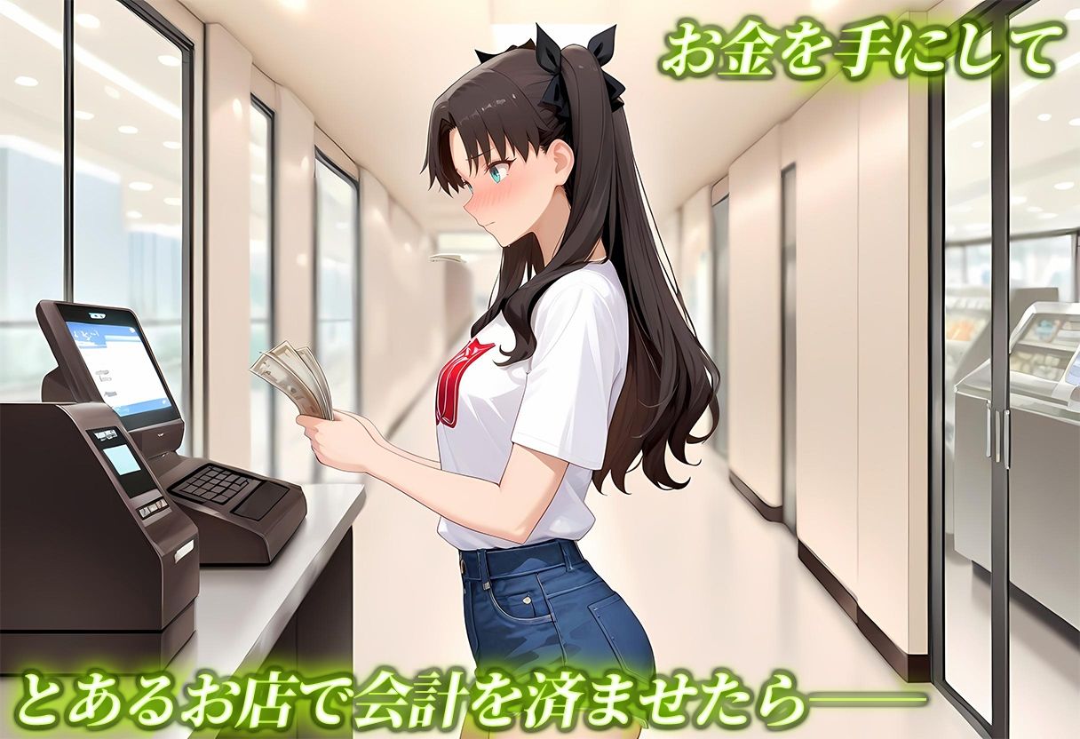 サンプル画像2:Uberちんぽ〜オチンポだってサブスクの時代！  遠坂凛編(オイルまみれのおっぱい) [d_689789]