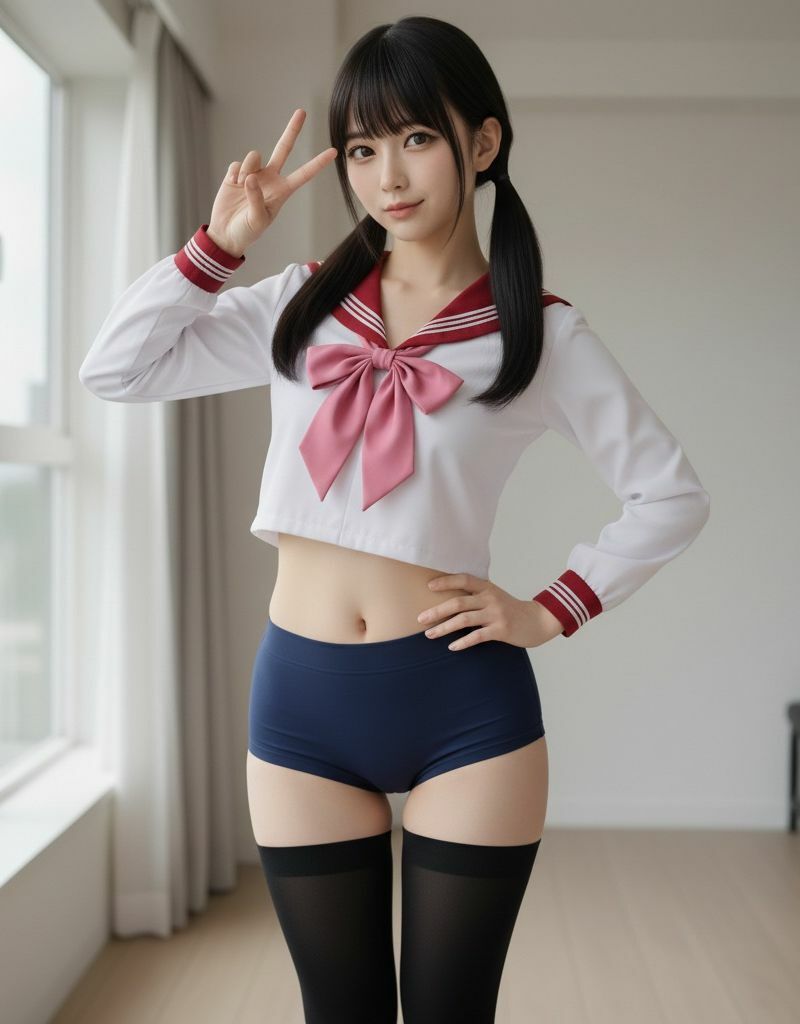 ブルマでセーラー 画像1