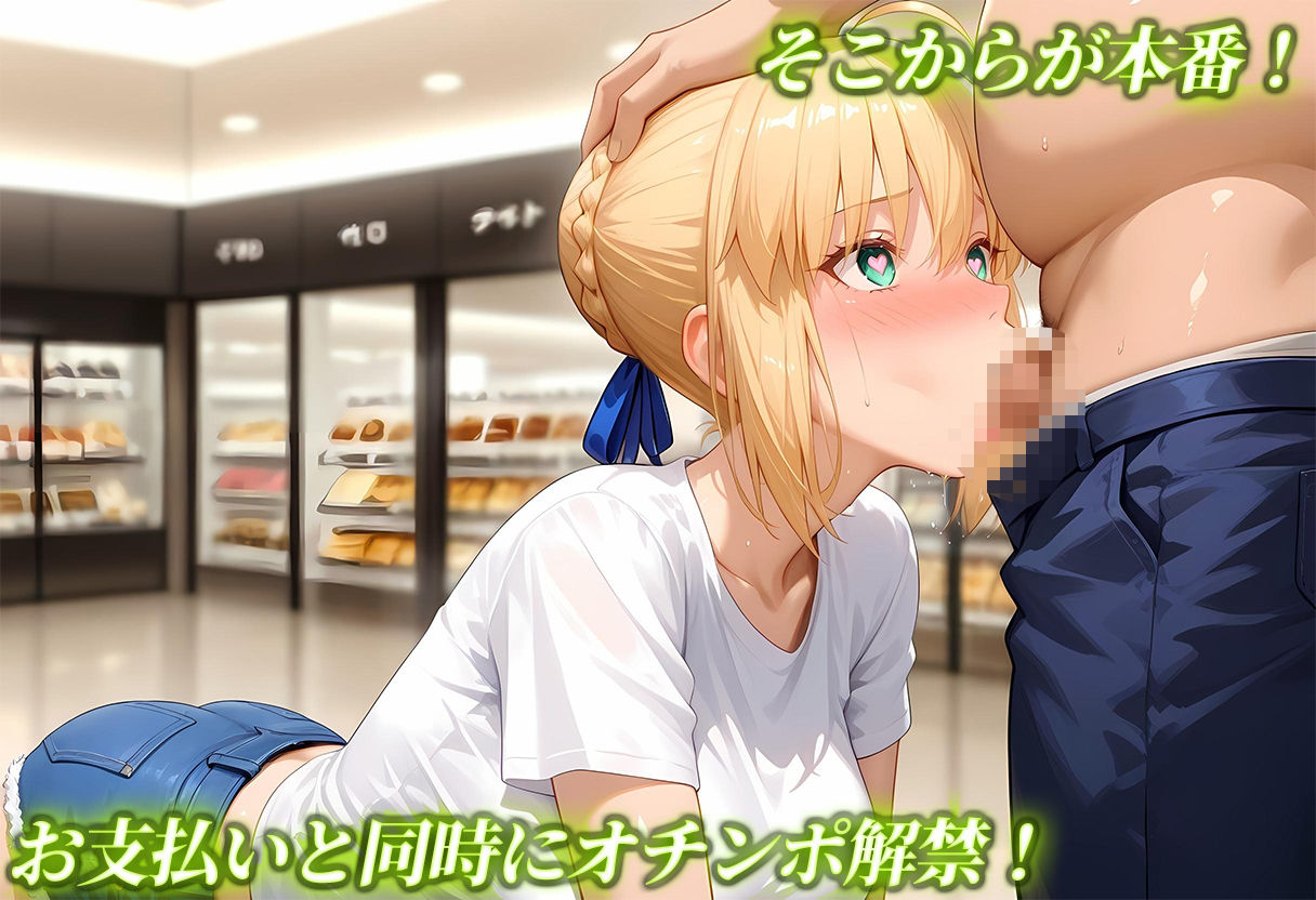 サンプル画像3:Uberちんぽ〜オチンポだってサブスクの時代！  セイバー編(オイルまみれのおっぱい) [d_689818]