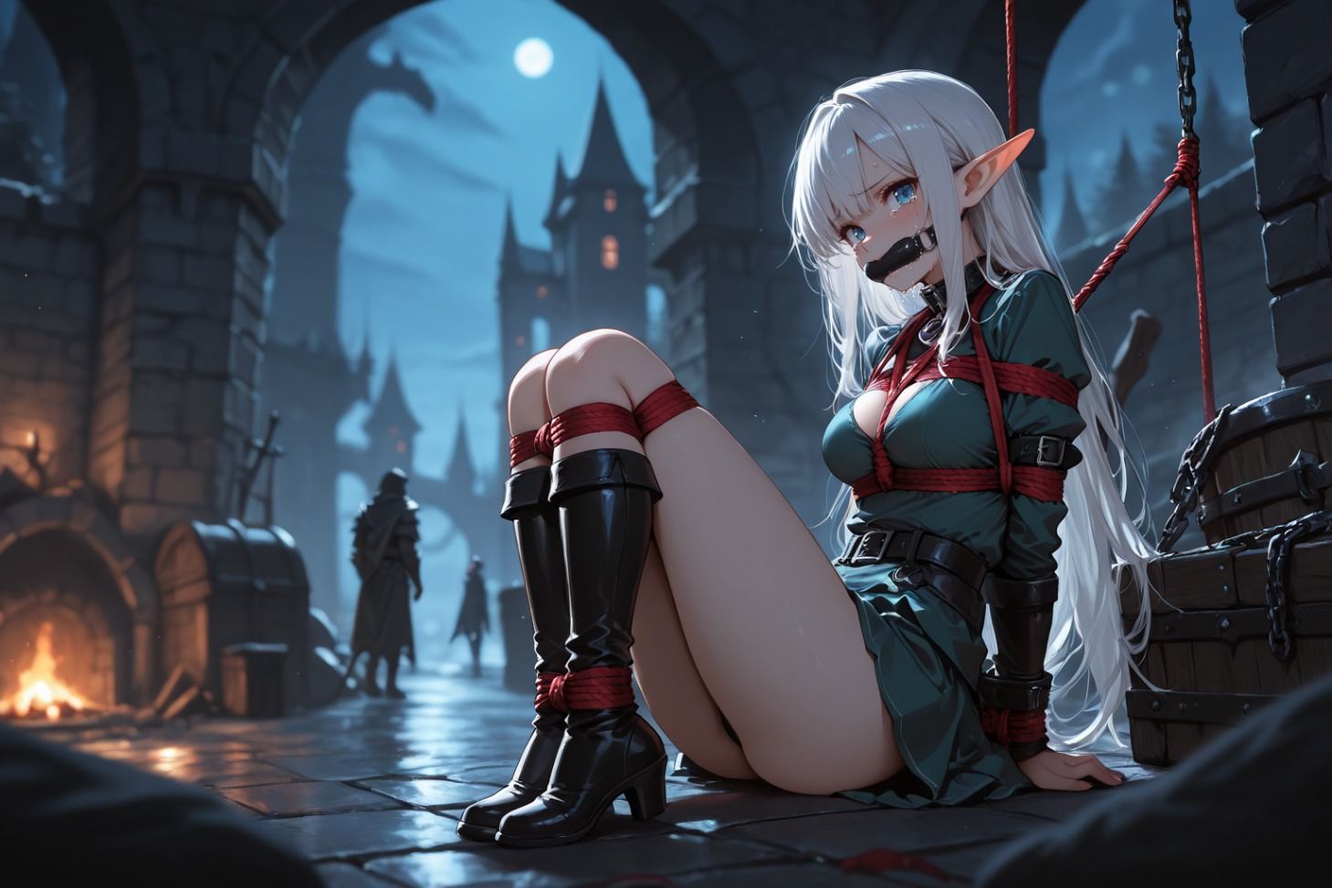 サンプル画像1:拘束・支配・蹂躙  狙われたエルフたち(ぽよプッチ) [d_689899]