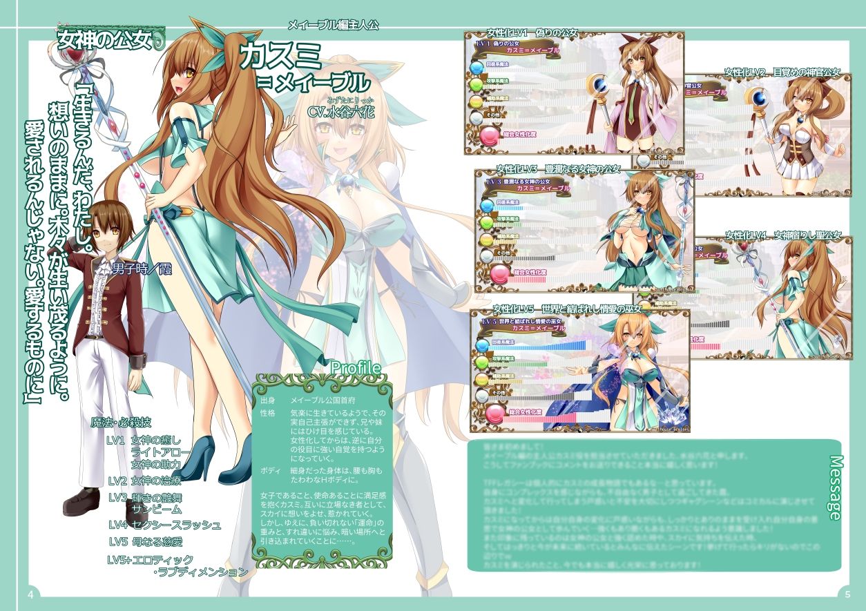 サンプル画像1:トランス・フィメール・ファンタジー レガシー ビジュアルファンブック(6colors) [d_689900]