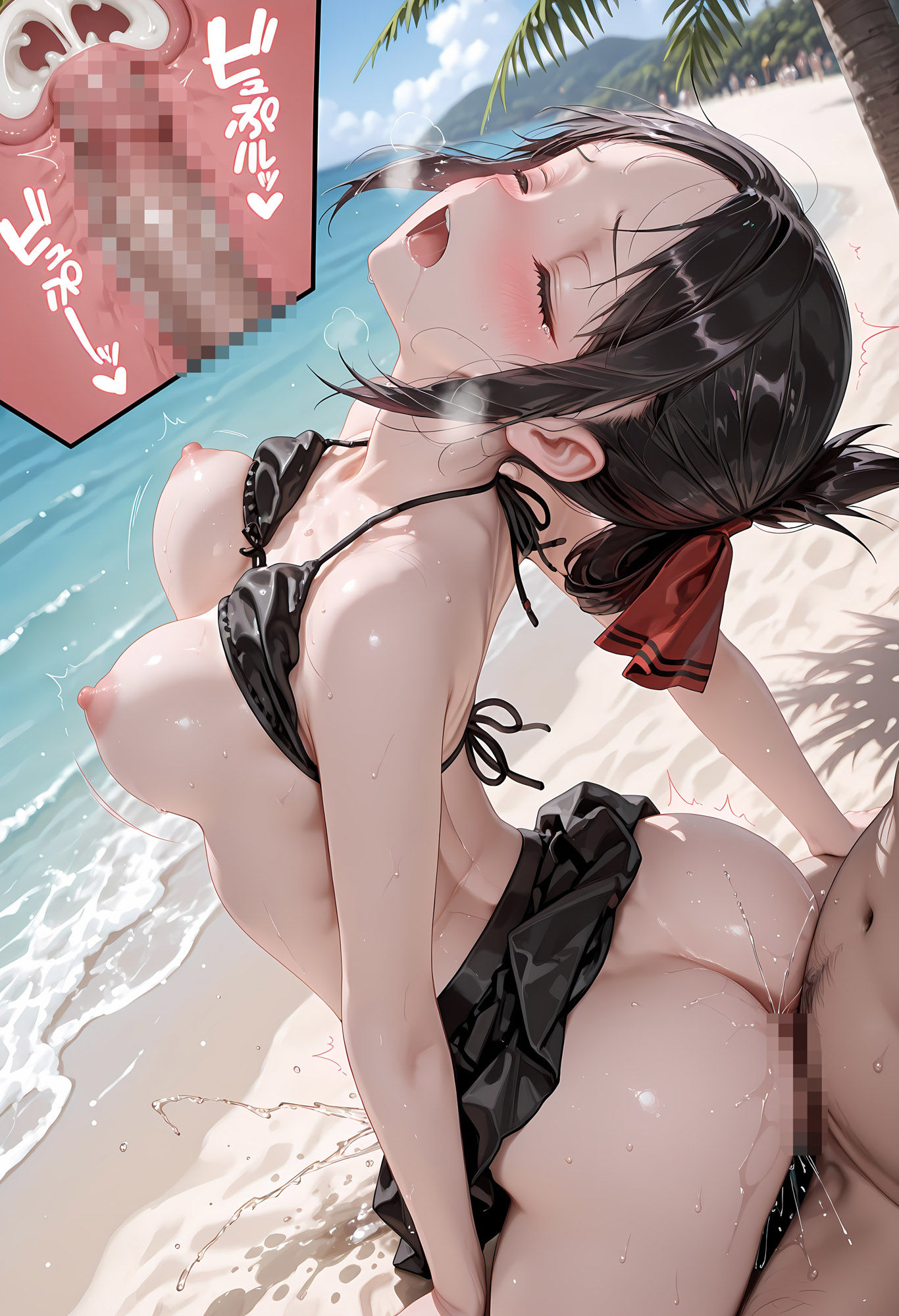 【ビキニ美少女 四宮か〇や編】4K版 青い空で催◯生ハメした話 かぐや様は〇らせたい 画像6