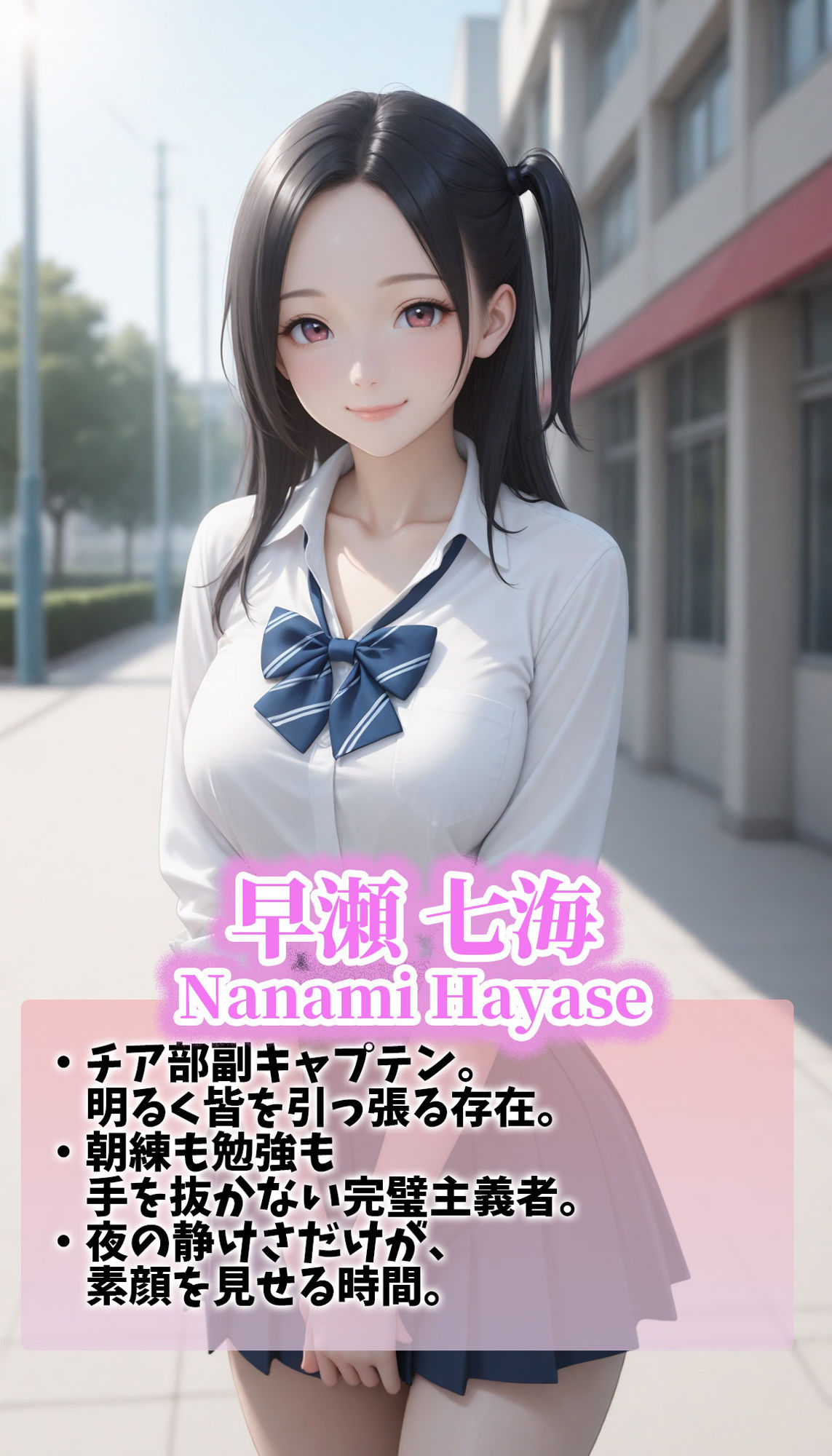 【女子校生】やさしい優等生の着衣SEX【早瀬七海・成海みお編】 画像4