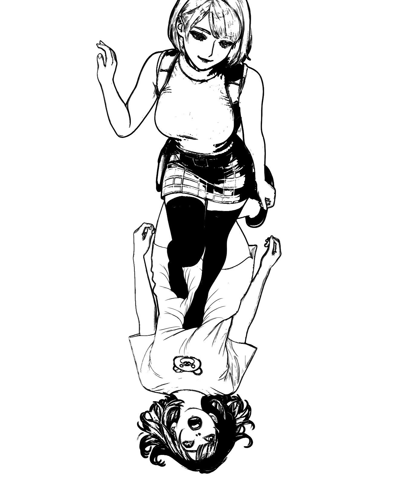 サンプル画像2:ドSハザード(尊厳崩壊キック) [d_689935]