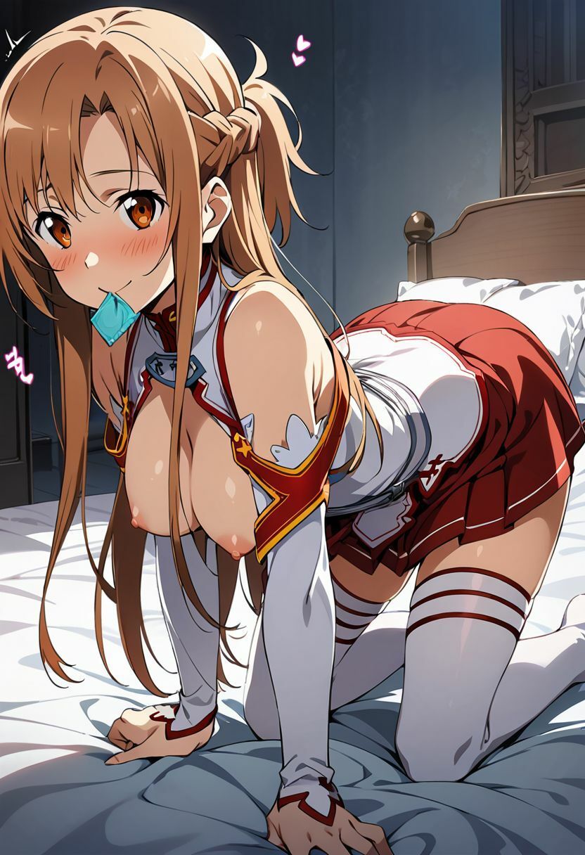 仮想現実なら淫乱になってもいいよね?  アスナ編 画像1