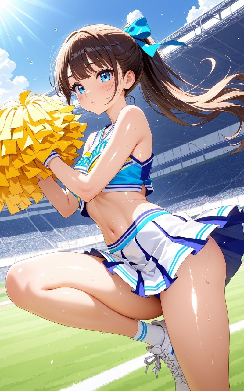 サンプル画像2:チアガールに種付けしてみた(ぷにつや工房) [d_690082]