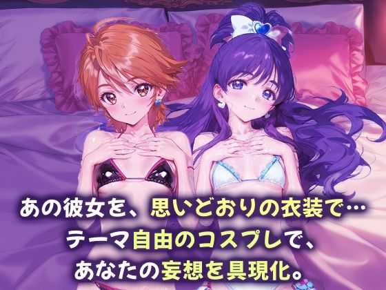 サンプル画像1:コスプレヒロイン_キュアブラック/キュアホワイト(サボテンキック) [d_690132]