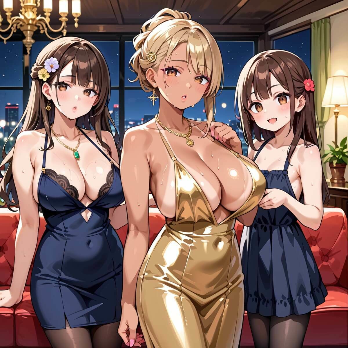 ギャルキャバで俺は天国が見えました3!250枚 画像1