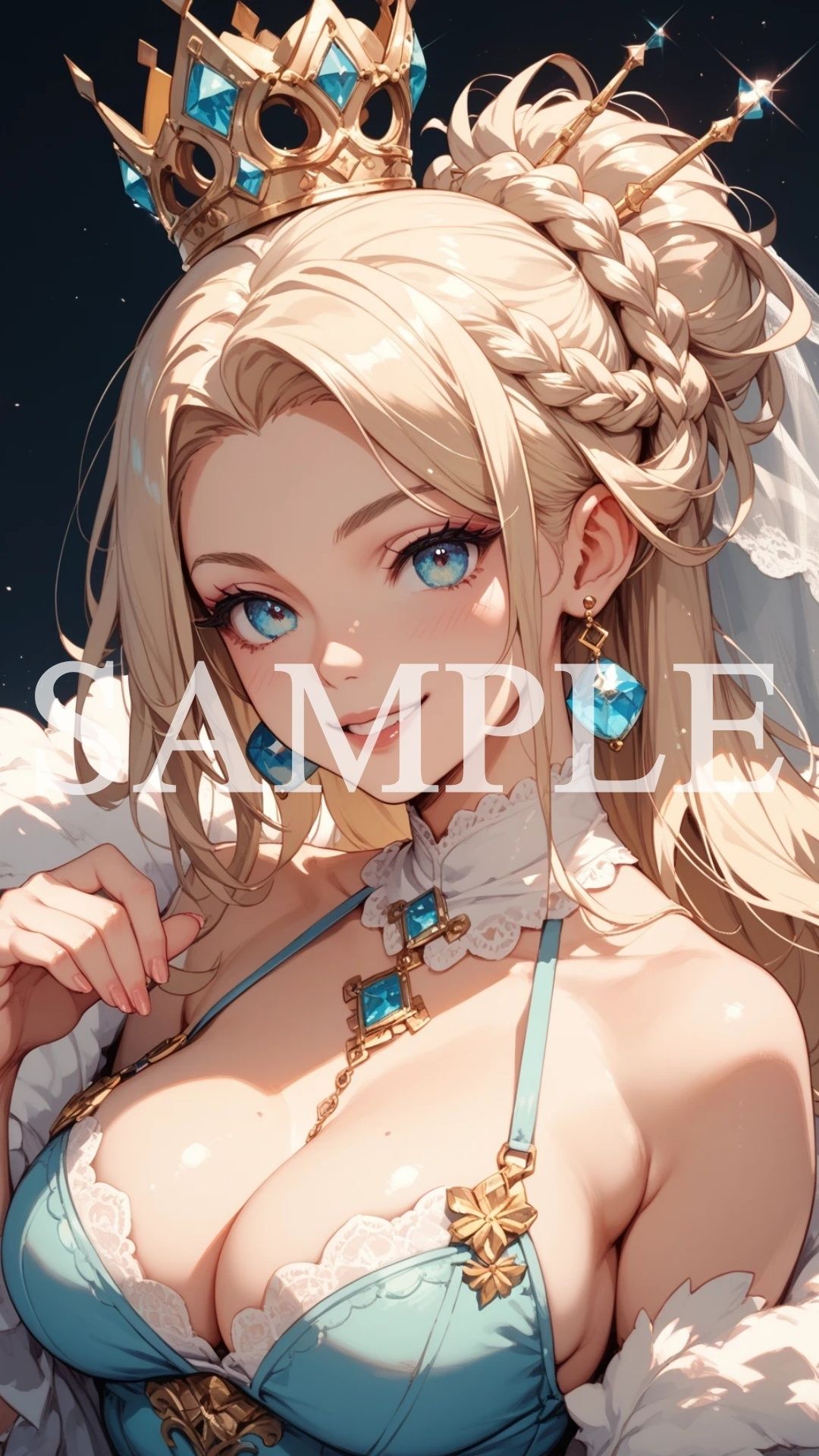 サンプル画像2:Sapphire Kingdom(Elegant AI Girls) [d_690347]