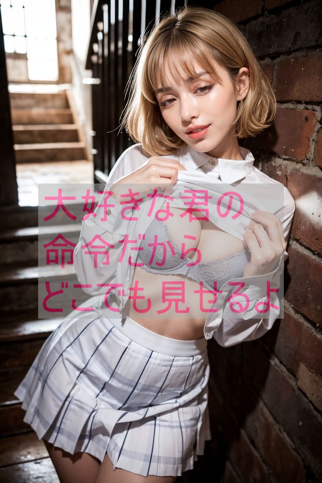 サンプル画像1:大好きなあなたにだけ見せてあげる(ちょいエロ屋) [d_690419]