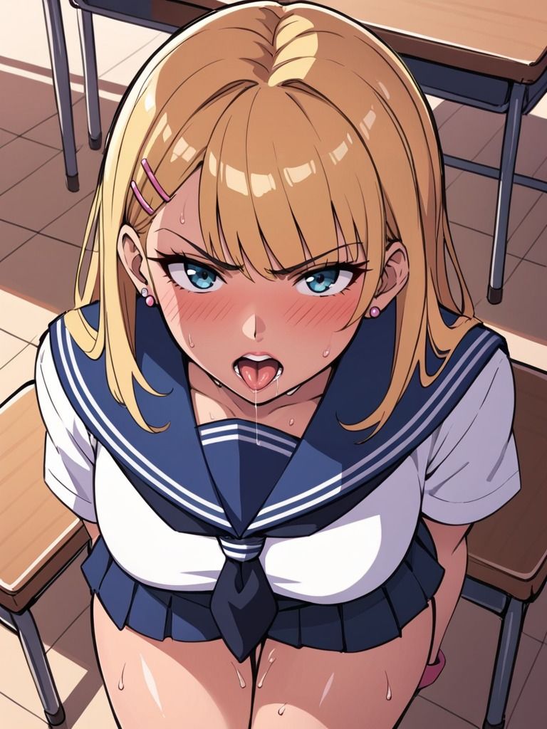 ギャルがキスをするだけのイラスト集_0