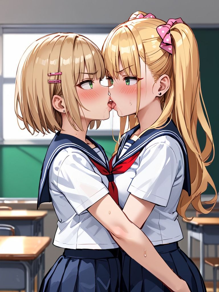 ギャルがキスをするだけのイラスト集_1