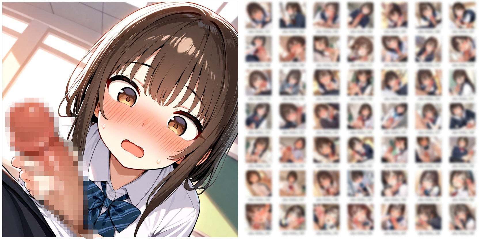 ち●ちんに興味津々な女の子にじっくり観察されちゃうだけのCG集 画像3